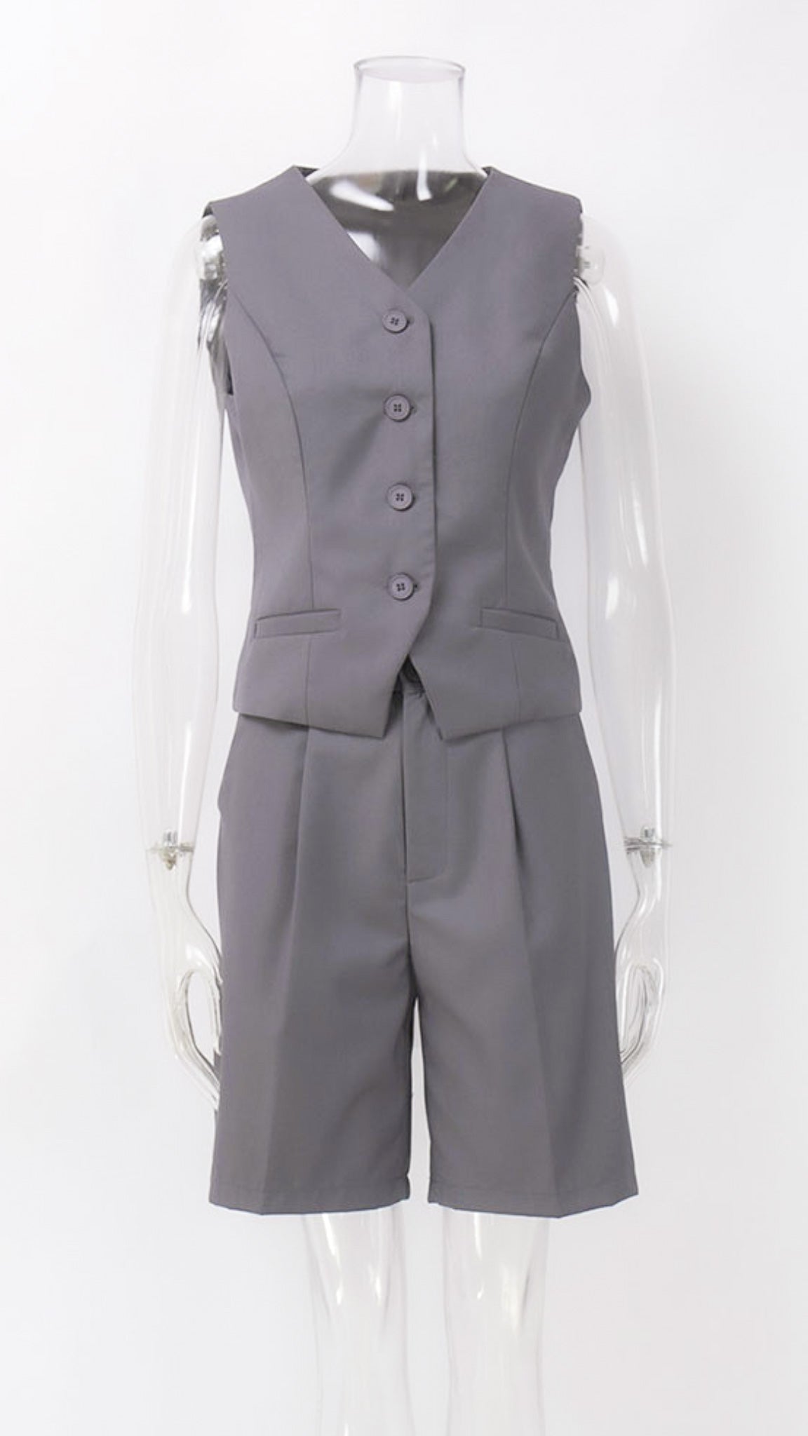Lila 2-Piece Vest & Shorts Set