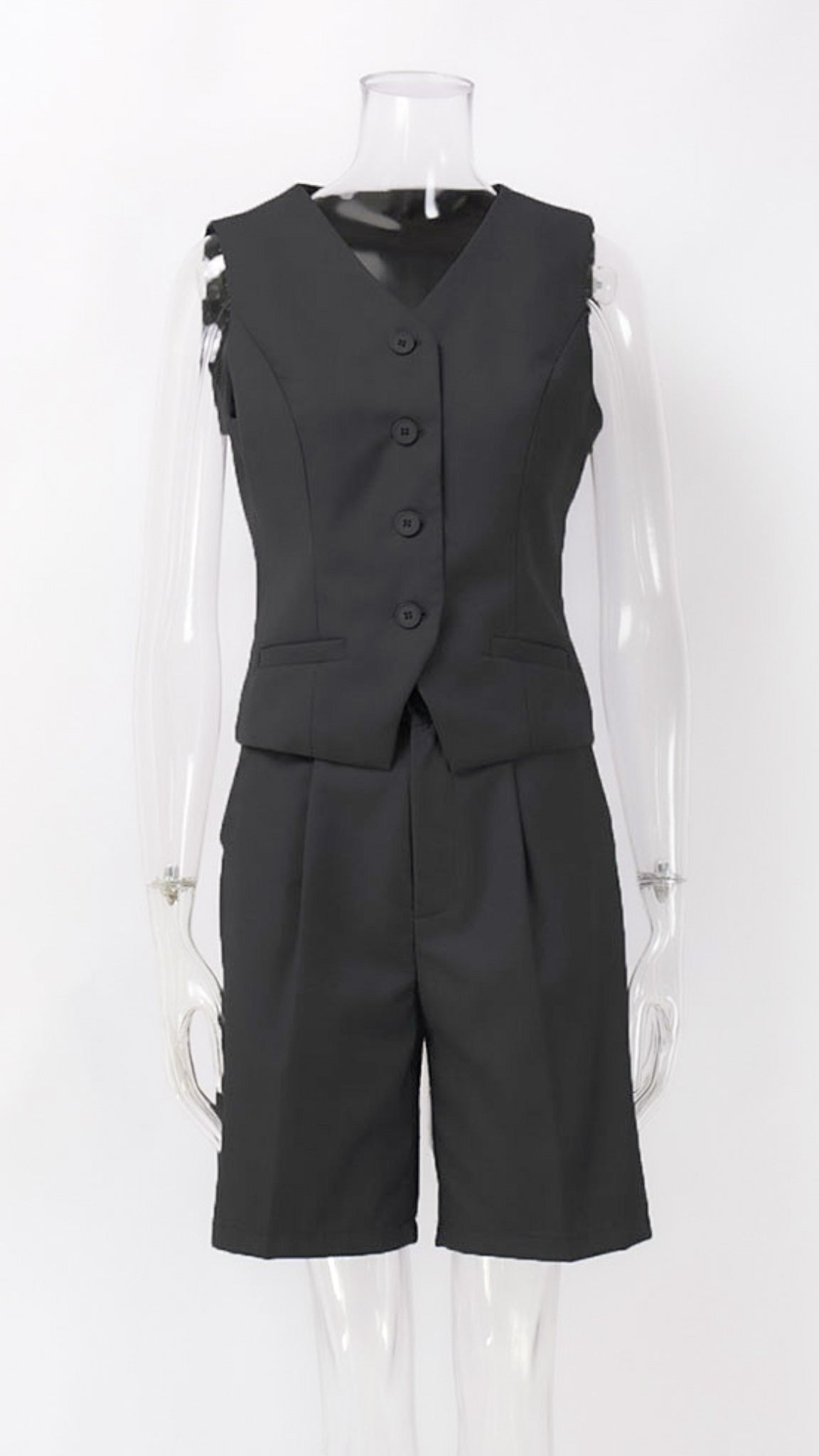 Lila 2-Piece Vest & Shorts Set