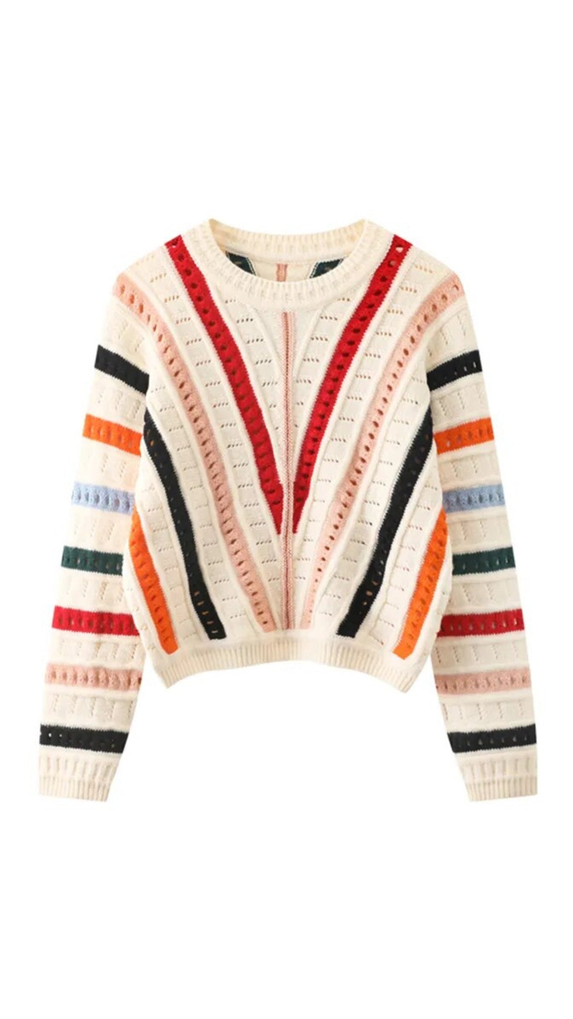 Althea Oversized Striped Pullover