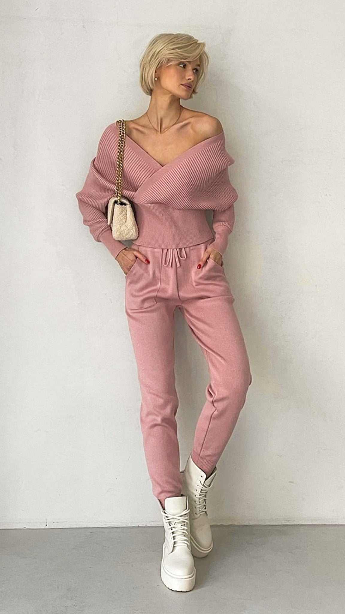 Grace Off-Shoulder 2-Piece Set (One Size)
