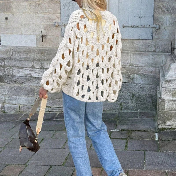 Cozy Hollow Knit Sweater