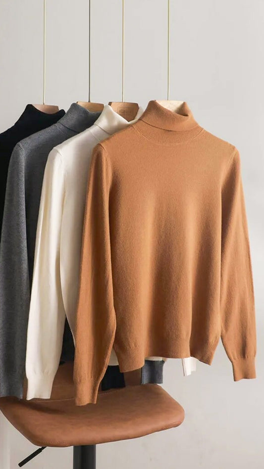 Basic Turtleneck Pullover