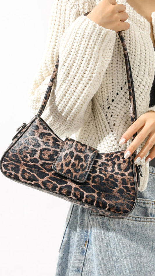 Tessa Leopard Print Handbag