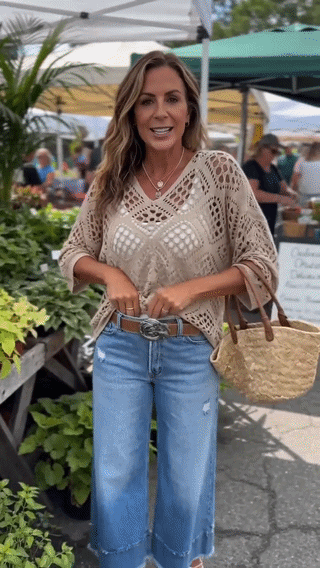 Samantha Breezelace Lightweight Crochet Top