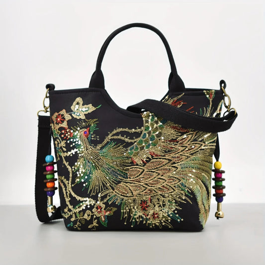 Celestia Phoenix Embroidered Bag
